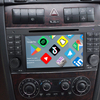 7-inch Mercedes Touch Screen Replacement W203 S203 CL203 W463 Radio Add Wireless Apple CarPlay Android Auto Vehicle Cameras Android Screen Mirroring Apps TV Games Music Spotify Navigation Maps DVD