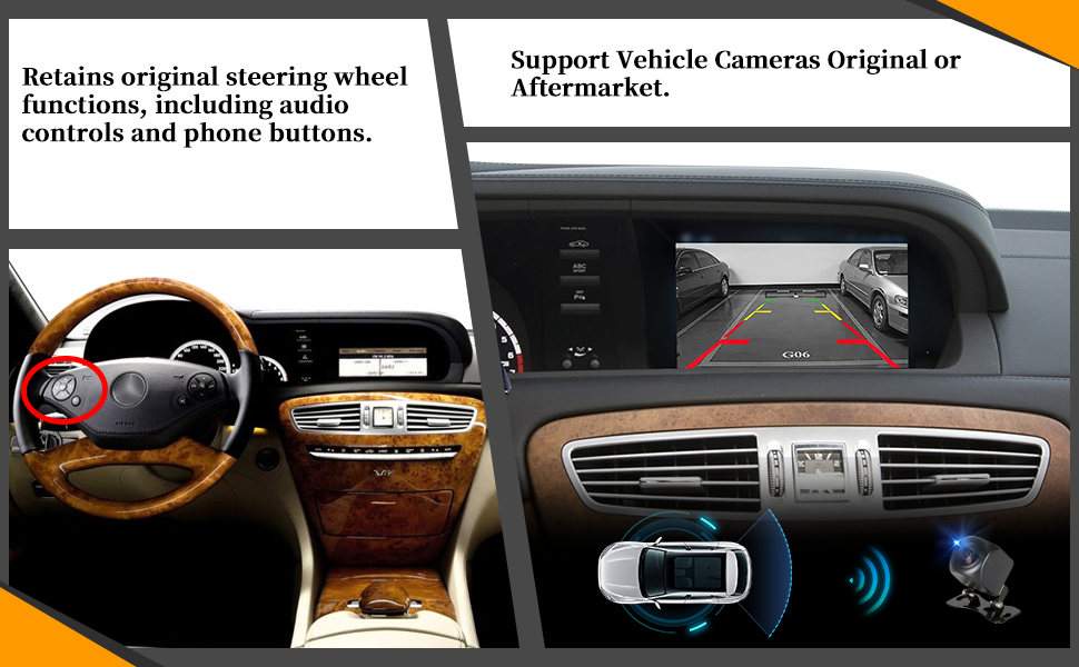 Hualingan hla-9031 Mercedes W221 C216 S CL-Class Vehicle Cameras