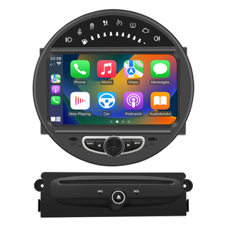 Mini Cooper R56 Apple CarPlay Upgrade 8-inch Android Touch Screen Wireless Android Auto Netflix Navigation Vehicle Cameras Download Android Apps Games Music Movies TV Receive Calls Via Bluetooth 