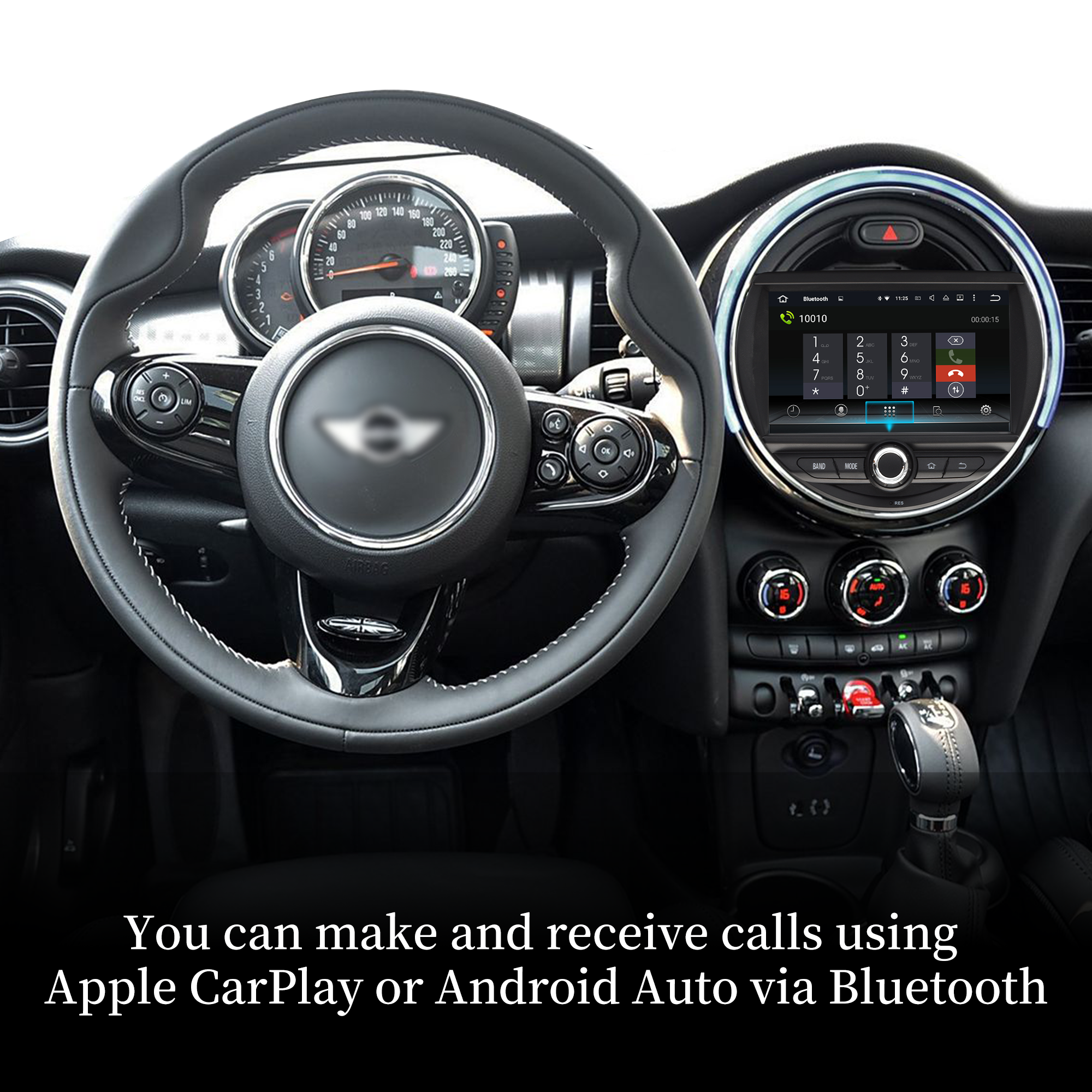 hualingan hla-8845 Mini Cooper F54 F55 F56 F57 F60 Bluetooth calls