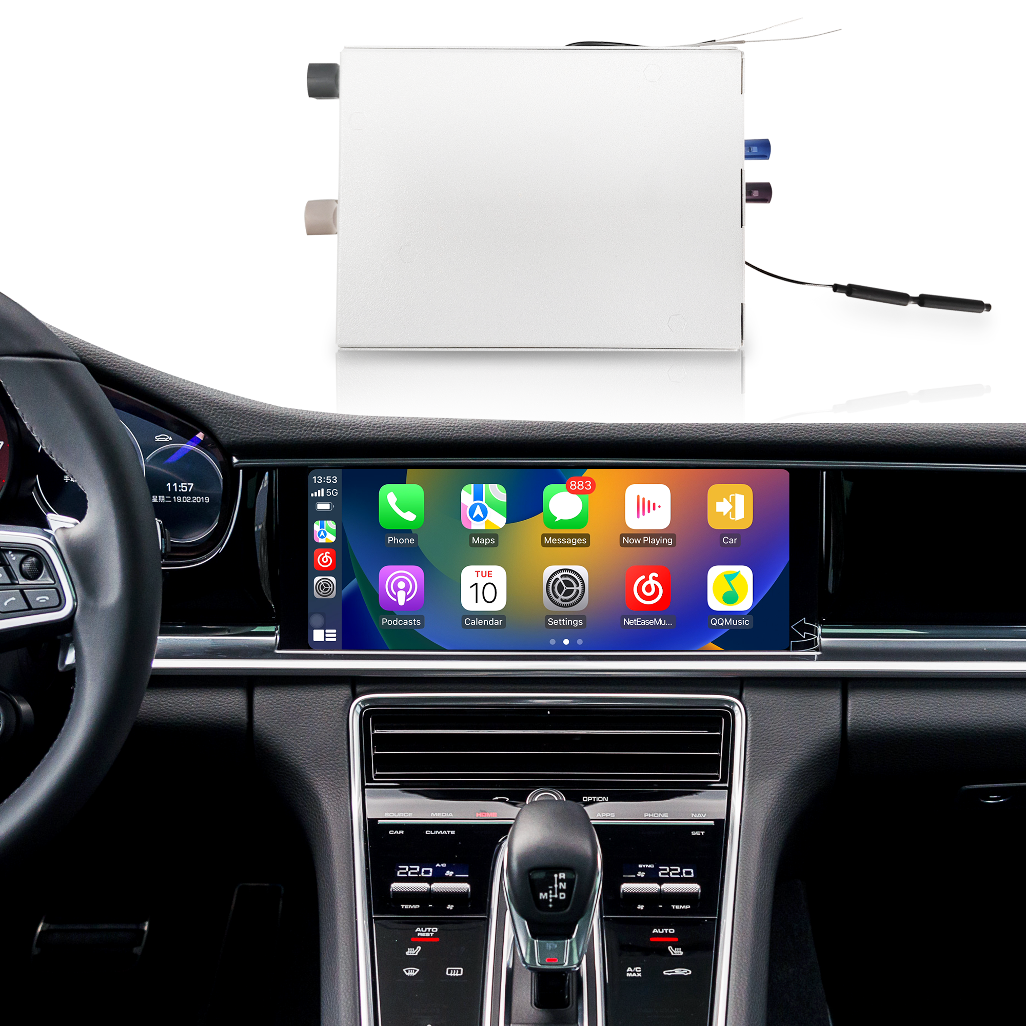 Hualingan hl-903 Porsche Panamera 971 PCM 4.1&nbsp;split screen apple carplay