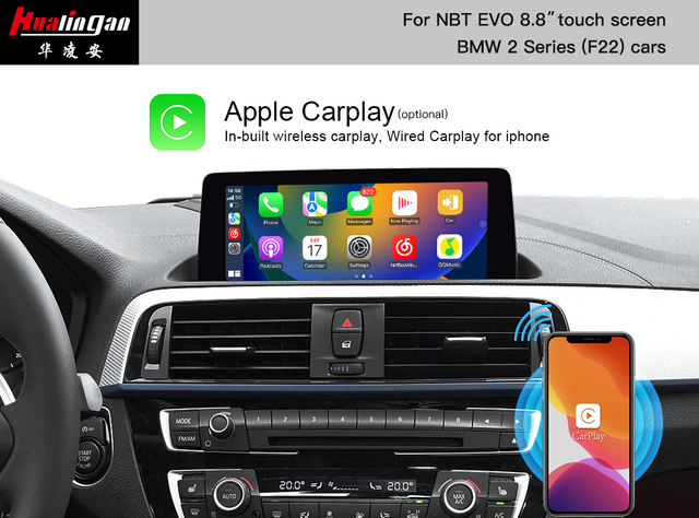 BMW 2 Series Wireless CarPlay Retrofit F22 F23 NBT EVO Carplay Ai Box Android 12