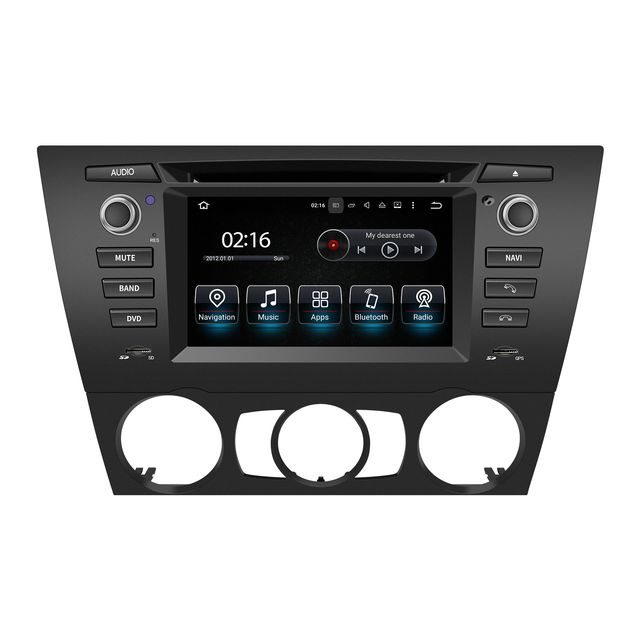 BMW CarPlay Radio Upgrade E90 E91 E92 E93 Stereo 6.2 Inch Android Screen Wireless CarPlay Android Auto Full Screen Mirroring, GPS Navigation, Split Screen, WiFi Apps, Bluetooth, Music, Backup Camera 