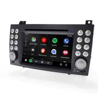 Hualingan Autoradio for Mercedes SLK R171 W171 Radio Upgrade Stereo Head Unit Upgrade 7"Touch Screen DVD Apple CarPlay Android Auto Replacement Aftermarket GPS Navigation Bluetooth 2004 2007 2008 2010