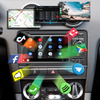 Audi A3 S8 8P Radio Upgrade Kit 7 inch Touch Screen Wireless Apple CarPlay Android Auto Mirror Link Android 13 Double Din Steroe GPS Navigation DVD Supports install Backup Cameras Netflix Spotify