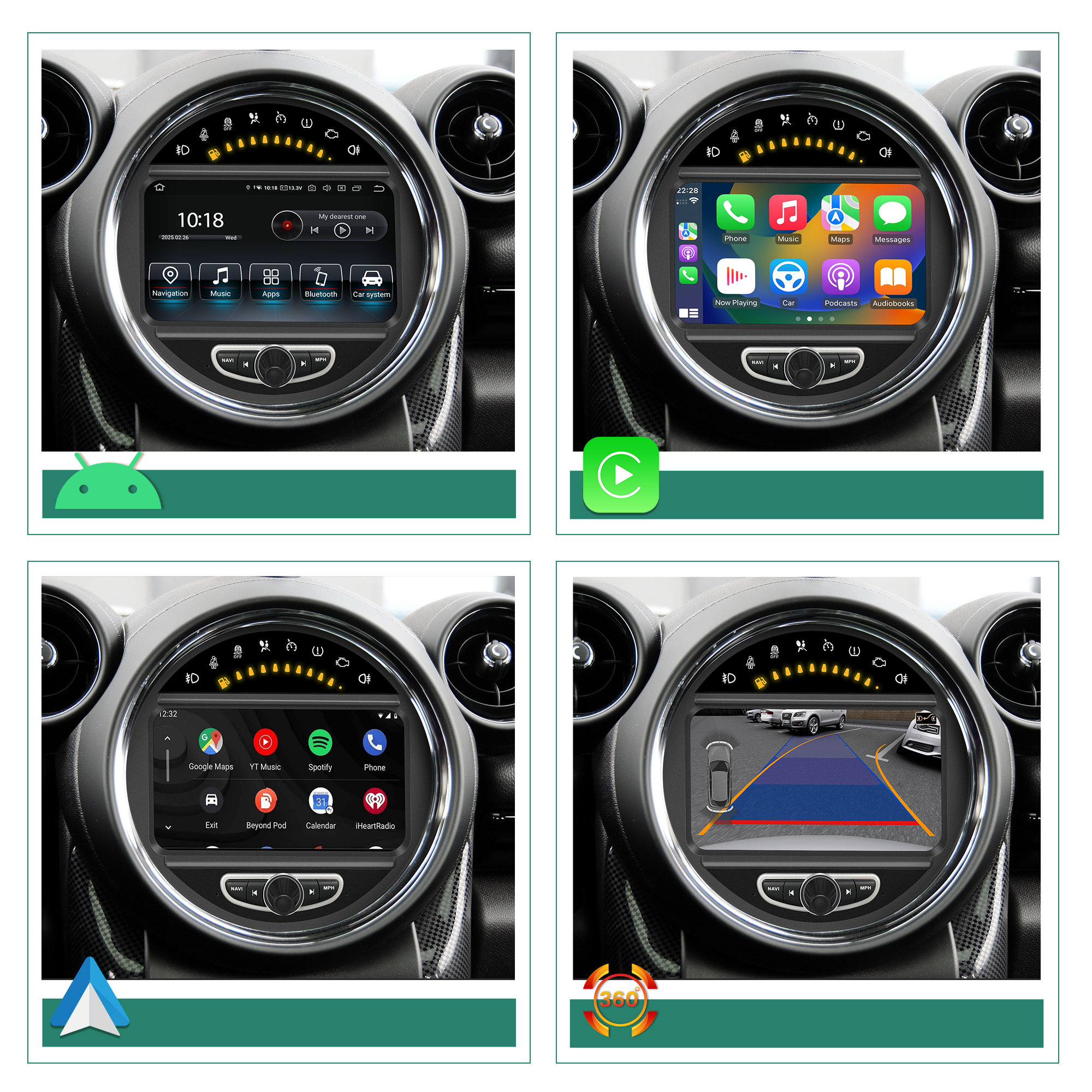 HL-8835-1 Mini Cooper Radio Upgrade CCC R55 R57 R58 R59 R60 R61 R56 Stereo（无文字）