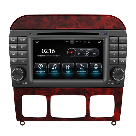 Erisin Es8582s 7 "dsp Android 13,0 Auto Dvd Stereo Für Merces Benz S-klasse W220 Cl-klasse W215 Carplay Auto Gps 4g Lte Swc Bt 5,0