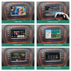Mercedes R230 Radio Upgrade SL350 SL500 SL600 SL55 SL65 Stereo Replacement 6.2 TouchScreen Wireless Apple Carplay Andriod Auto Full Screen Mirror DVD WiFi Backup Cameras Auto Radio Installation Kits