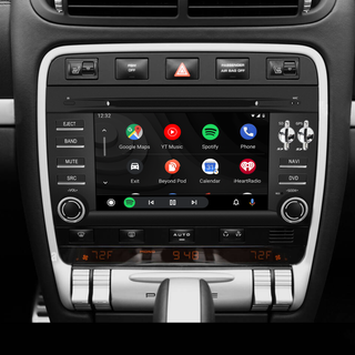 Hualingan Porsche Cayenne Radio Android Head Unit Bluetooth 7.0 inch TouchScreen Car Stereo Upgrade Car GPS Aftermarket Navigation Wireless Apple CarPlay Fullscreen Audroid Auto