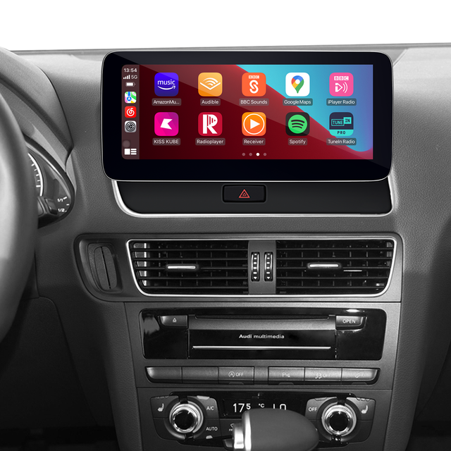 Audi Q5 SQ5 RSQ5 MMI 3G Installation Apple CarPlay Android Auto Android Apps, Phone Mirroring Full Screen to 10.25 Touch Screen Access Navigation Netflix YouTube Spotify TikTok Twitter Reddit Twitch