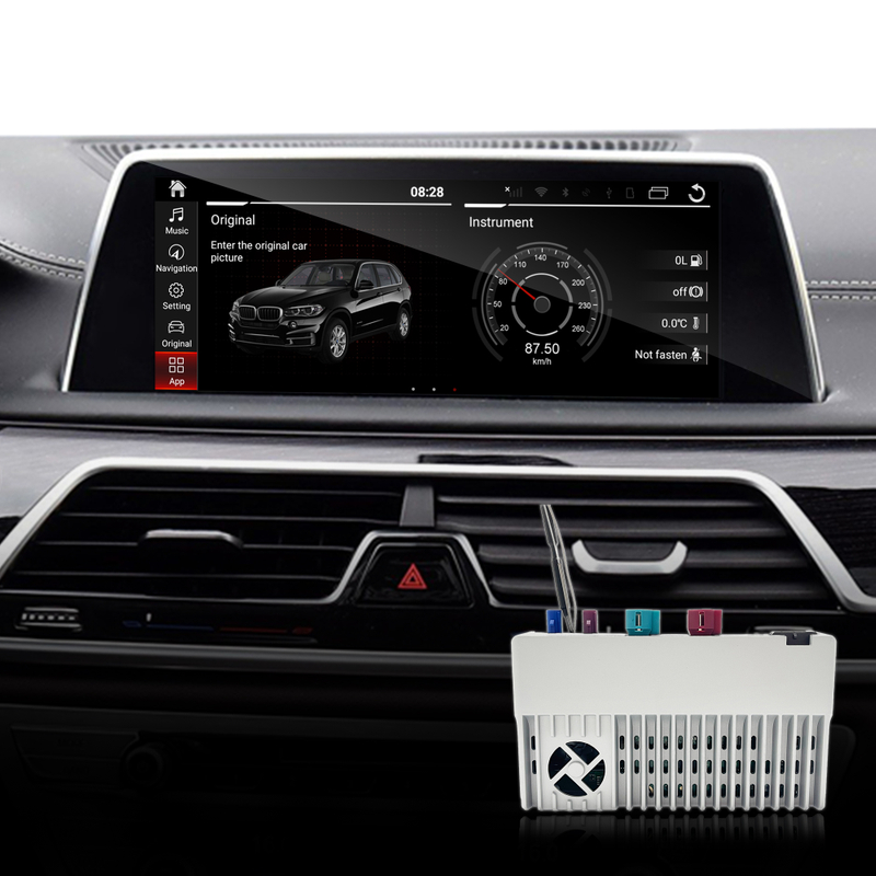 Hualingan CarPlay Adapter for BMW 7 Series NBT EVO iD6 G11 G12 Wireless CarPlay Android Auto Screen Mirror 8.8/10.25 iDrive Screen Android Apps Waze Spotify Netflix Games Weibo VK Tumblr ShareChat