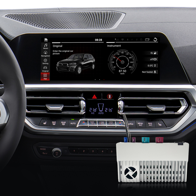 Hualingan CarPlay Adapter for BMW 3 Series G20 G21 G28 iD7 MGU Upgrade 3 in 1 Wireless CarPlay&Android Auto&Android 13 Games Netflix WhatsApp Spotify Navigation Full Screen Mirror 10.25/12.3 Screen