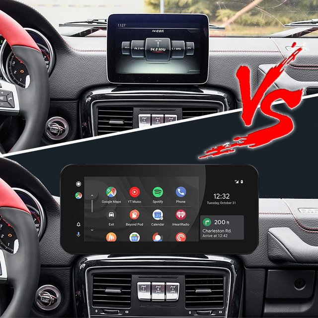 Mercedes NTG5.1 /5.2 W176 W246 C117 W463 X156 CarPlay Android Auto Upgrade 10.25 Touch Screen Mirroring, Android 14 Apps Navigation Netflix YouTube Spotify TikTok Reddit WhatsApp Backup Cameras