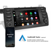 Hualingan For BMW 3 Serie M3 E46 325i 328i 330i Auto Radio Stereo Head Unit Upgrade 7"Touch DVD Apple CarPlay Android Auto Full Screen Replacement Aftermarket Navigation 2001 2002 2003 2004 2005 2006