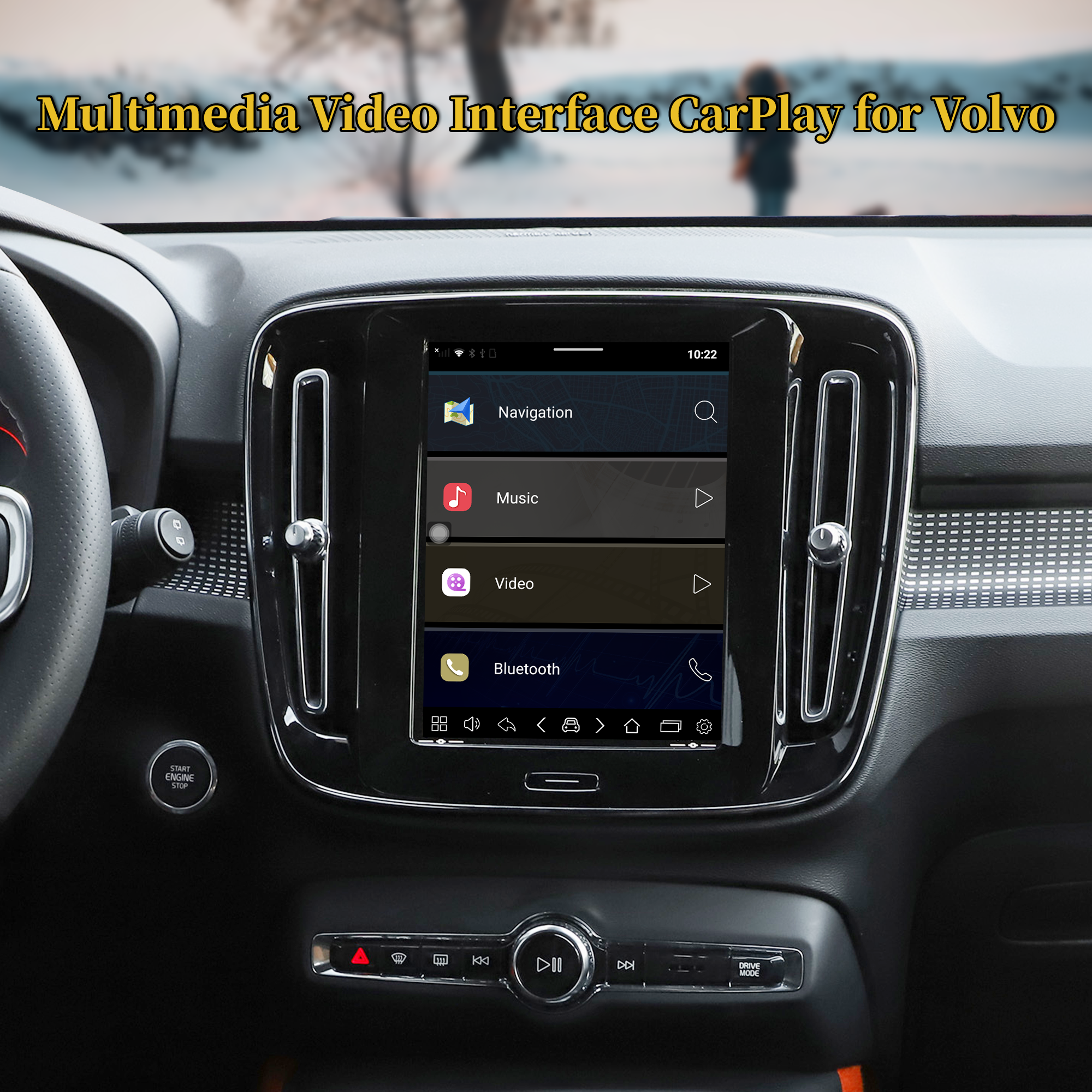 Hualingan HL-601 Multimedia Auto Video interface VOLVO S60 VOLVO S90 VOLVO V60VOLVO V90 VOLVO XC60 VOLVO XC90 VOPVO XC40