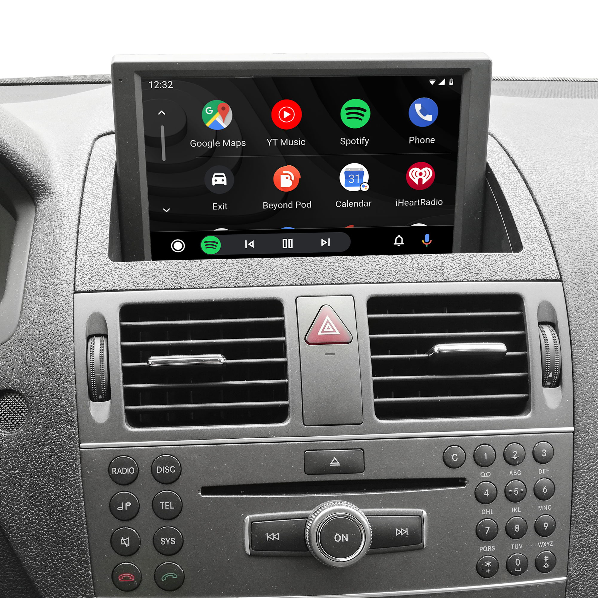 Mercedes C-Class W204/C204/S204 NTG 4.0 8" Linux Touch Screen with Wireless Apple CarPlay, Android Auto & Backup Camera Input
