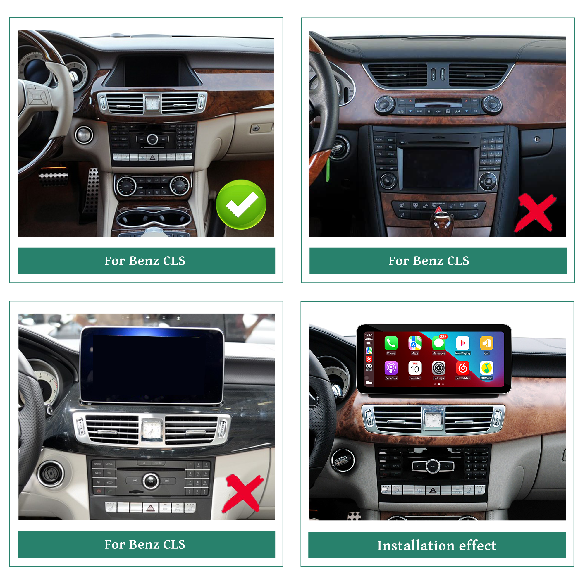 hualingan hla-1010 hla-1210 Mercedes CLS W218 X218 Verify System Compatibility