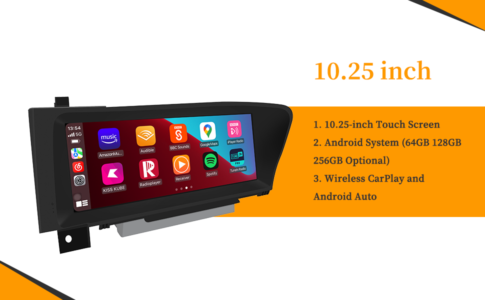10.25 android screen Hualingan hla-9031 Mercedes W221 C216 S CL-Class