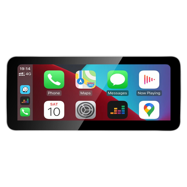 Mercedes GLC Apple CarPlay Upgrade 12.3 Android Touch Screen for NTG 6.0 MBUX X253 C253 Android Auto Phone Apps Mirroring Full Screen Netflix YouTube Spotify Navigation Google Maps Vehicle Cameras