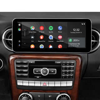 10.25 Android Screen for Mercedes NTG 4.5 SL-R231 SLK-R172 SLS-C197 R197 Apple CarPlay Wireless Android Auto Full (Split) Screen Mirroring App Netflix YouTube Spotify Wi-Fi Navigation Vehicle Cameras
