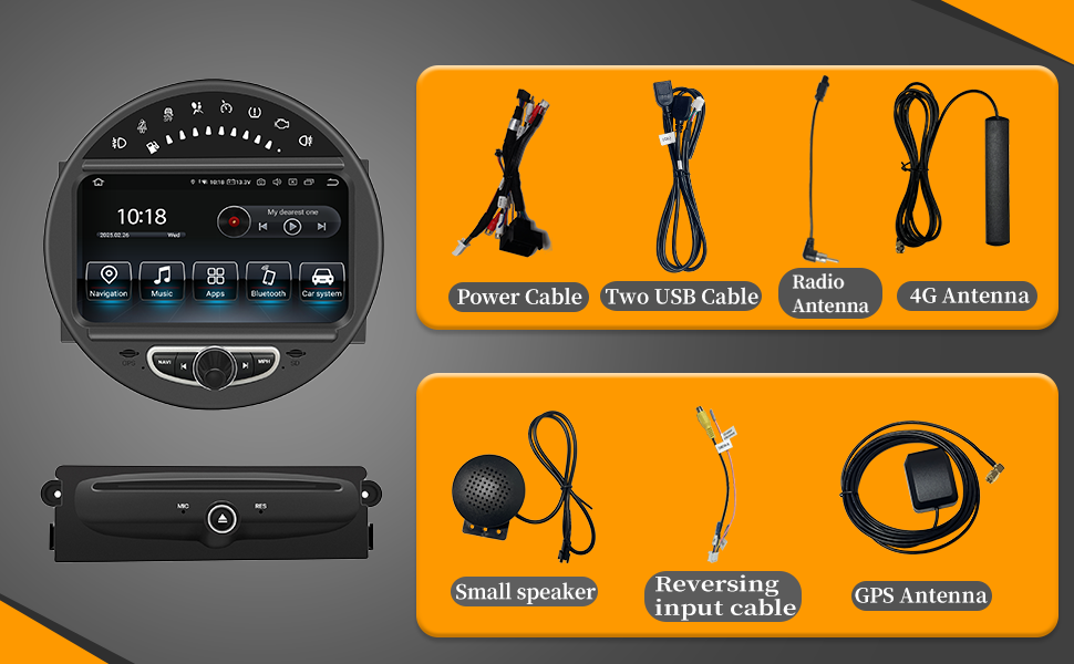 Hualingan hla-8835 mini cooper accessories