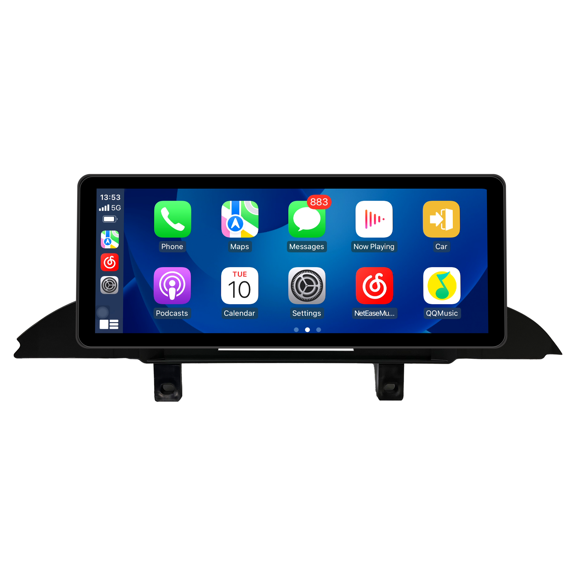 Best BMW EVO Apple CarPlay for F30/F31/F34/F35/F32/F33/F36/F82/F83 Upgrade 10.25 Android Screen,Wireless Android Auto,Split Screen Mirroring,Wi-Fi,Bluetooth,Navigation,Vehicle Cameras,Netflix Spotify 