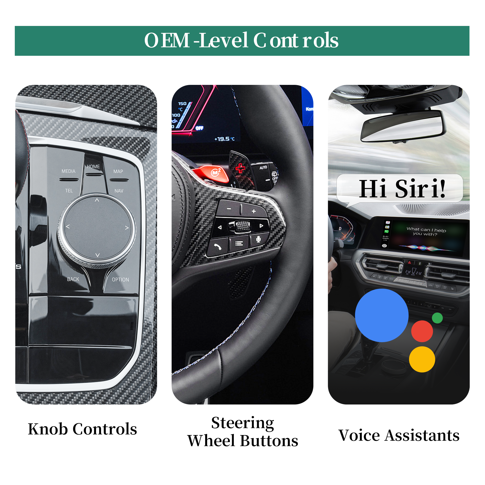 Hualingan Ai CarPlay Box For BMW Idrive ID 6,ID 7,ID 8,ID 8.5,ID 9 System Android 13 Wireless Apple CarPlay And Android Auto Netflix,Spotify,TikTok,YouTube Google Play Music Streaming