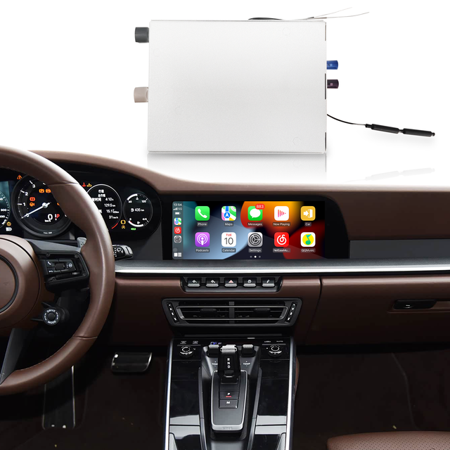 Wireless CarPlay & Android Auto for Porsche Cayenne,Macan,911,PCM 5.0 Upgrade Add YouTube, Netflix,Spotify,Google Maps Full Screen Mirroring on 10.9 Screen,Support Backup Camera install