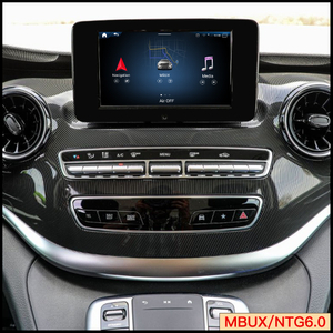 Hualingan 3 in 1 Android Auto AI Adapter for Mercedes V-Class MBUX W447 ( with 7 inch Touch Screen) Add Wireless Apple CarPlay Full Screen Android 14 Apps Netflix Spotify Twitch TikTok Navigation