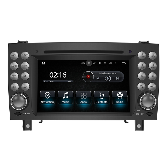 Hualingan Autoradio for Mercedes SLK R171 W171 Radio Upgrade Stereo Head Unit Upgrade 7