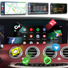 Hualingan 3 in 1 Android OS Adapter for Mercedes-Benz S-Class NTG 5.0,5.1,5.2 (W222,V222,X222,VV222,A217,C217) Wireless Apple CarPlay & Android Auto,Mirror Link,Full Screen Mirroring,Google Maps