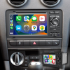 Audi A3 8P Radio Double Din Car Stereo Dash Kit Upgrade 7 inch Touch Screen Radio A3 CarPlay Android Auto GPS Navigation Support Backup Cameras Netflix Spotify Prime Video Twitch Qualcomm 64GB