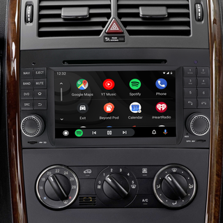 Mercedes Android Radio W169 W245 W639 W906 VW Crafter 2E 2F Double Din Car Stereo Installation Kit Upgrade 7 Inch TouchScreen Wireless Apple Carplay Andriod Auto Full Screen MirrorLink DVD Wifi