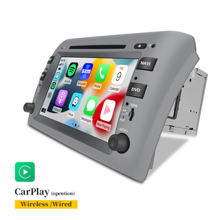 Fiat Stilo Apple CarPlay Stereo Upgrade 8 inch Touch Screen Navigation Android 13 Wireless Audroid Auto Netflix YouTube TV Spotify Bluetooth Music Autoradio Wifi Backup Cameras and 360° camera