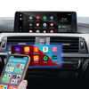 Hualingan CarPlay Adapter for BMW 3 NBT EVO iD6 M3 F30 F31 F32 F80 Apple CarPlay Android Auto Screen Mirror on 8.8/10.25 iDrive Screen Access Android Apps Google Maps Spotify Netflix Block Blas