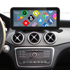 Hualingan 10.25 Touch Screen Upgrade for Mercedes NTG 4.5 and 4.7 A-Class W176 (AUX AMI) Add Wireless Apple CarPlay Android Auto Split Screen Android Apps Navigation Netflix Spotify Backup Cameras