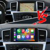 Mercedes NTG 4.5/4.7 GL X166 ML W166 Apple CarPlay Upgrade 9 inch Androdi Screen Android Auto Full (Split) Screen Mirroring App Netflix Spotify Wi-Fi USB Navigation Google Maps Vehicle Cameras 