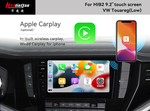 Hualingan VW Touareg Apple Carplay Wireless Upgrade Android Auto Full Screen Mirror Android Car Play Carplay in Iphone Android 12 Navigation Google Maps 360 Camera Head Units 4G