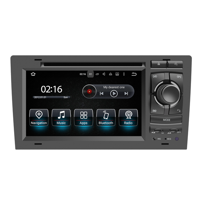 Audi A8 S8 RS8 D2 Stereo Wireless Apple CarPlay Android Auto Radio Wi-Fi Android 13 Apps Navigation Netflix Spotify Reddit X(Twitter) Telegram Backup Camera DAB+ Bluetooth FM/AM USB Installation Kit
