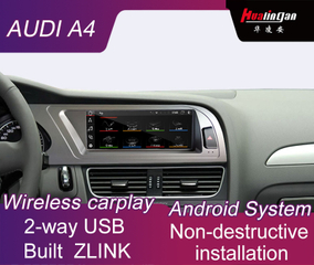 Hualingan Für (8870) Audi A4L/A5L MMI 2G 3G 8.8 "Blu-ray Anti-Glare Multimedia GPS Navigation Fm Aux Bt AHD Kamera