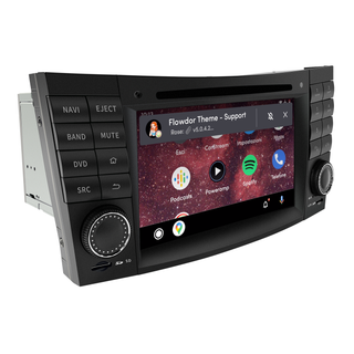 Hualinan Autoradio for Mercedes E/G/CLS/CLK W209 W211 W219 W463 Stereo Radio Head Unit Upgrade 7"Touch Screen DVD Apple CarPlay Android Auto Replacement Aftermarket GPS Navigation Bluetooth Multimedia