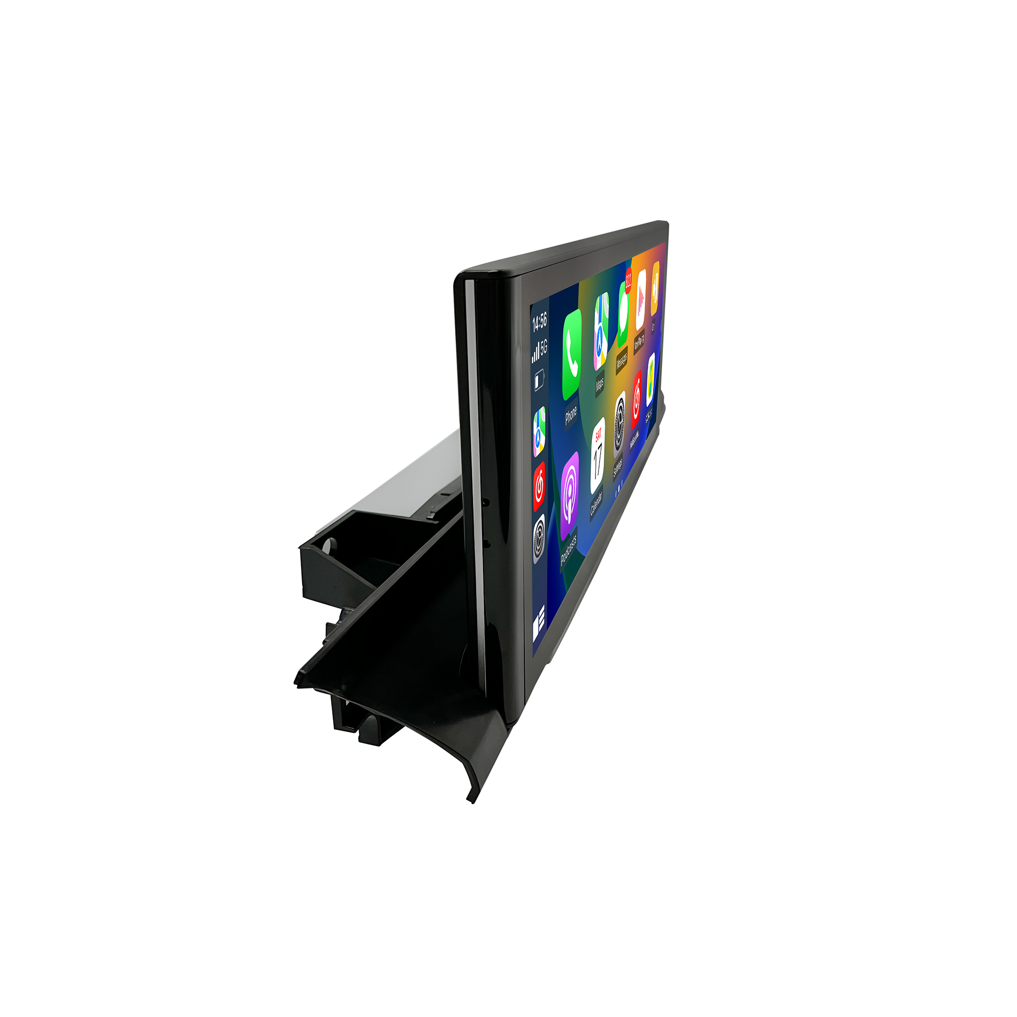  Audi A6 C7 A7 4G8 MIB 12.3 Inch Touch Screen Upgrade with Wireless Apple CarPlay And Android Auto And Android OS 4G Wi-Fi Navigation Google Maps Backup Cameras Apps Spotify Prime Video Tubi Tumblr