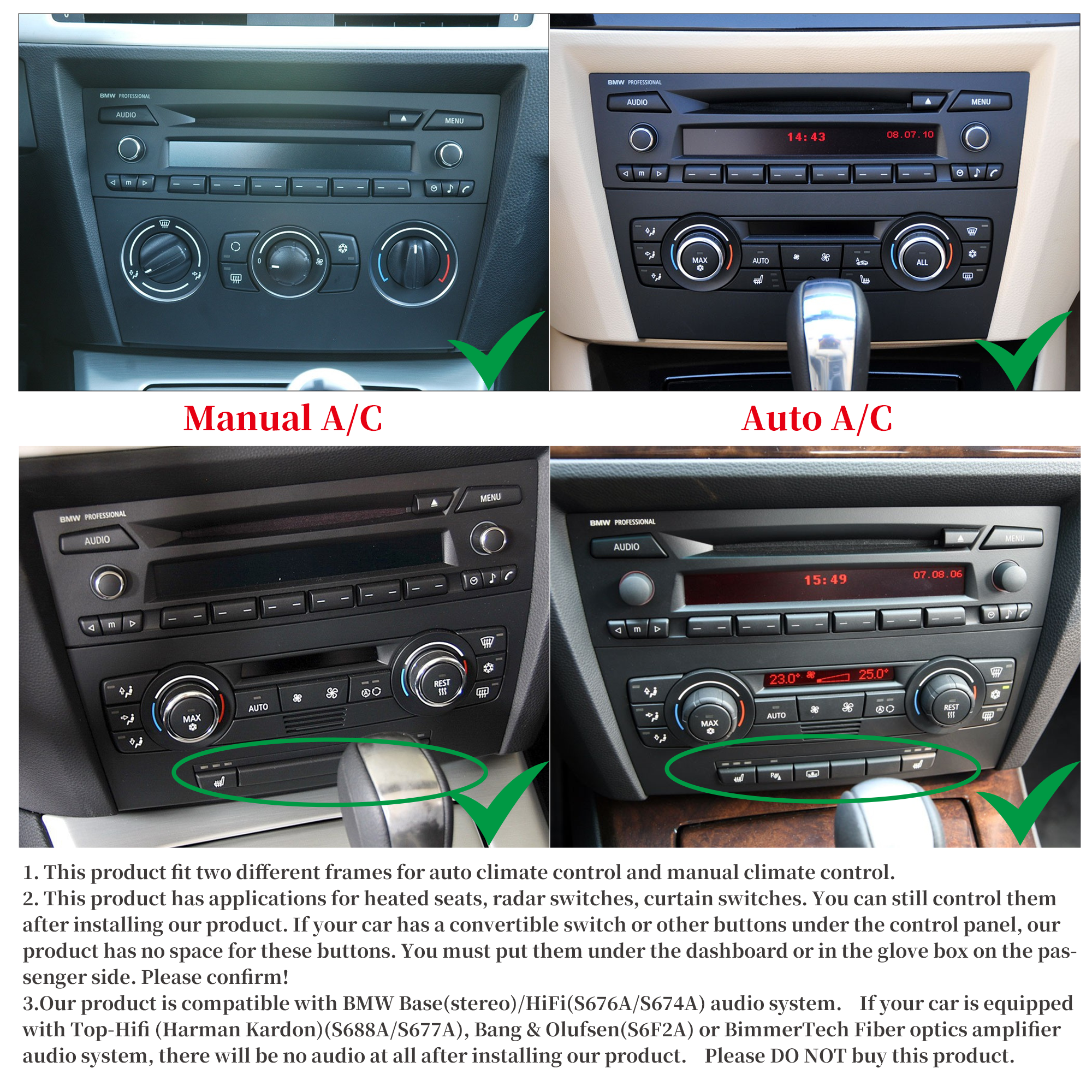 hualingan 8798 8819 BMW E90 Stereo for BMW 3 Series E91 E92 E93 中控