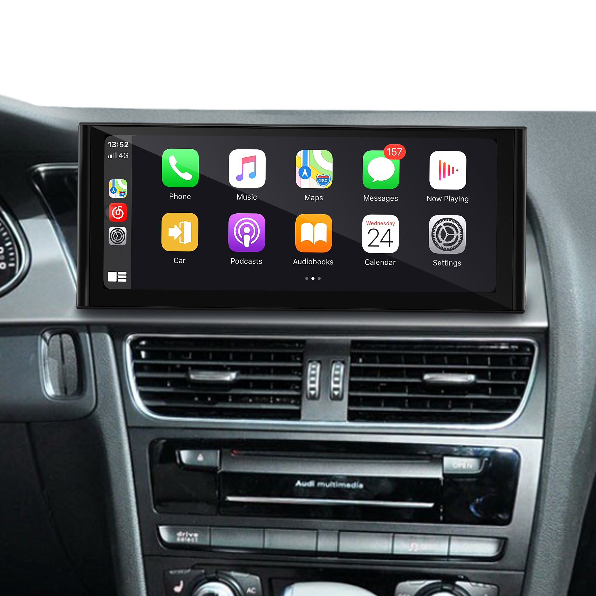 hualingan hla-1004 Audi A4 B8 A5 8T apple carplay