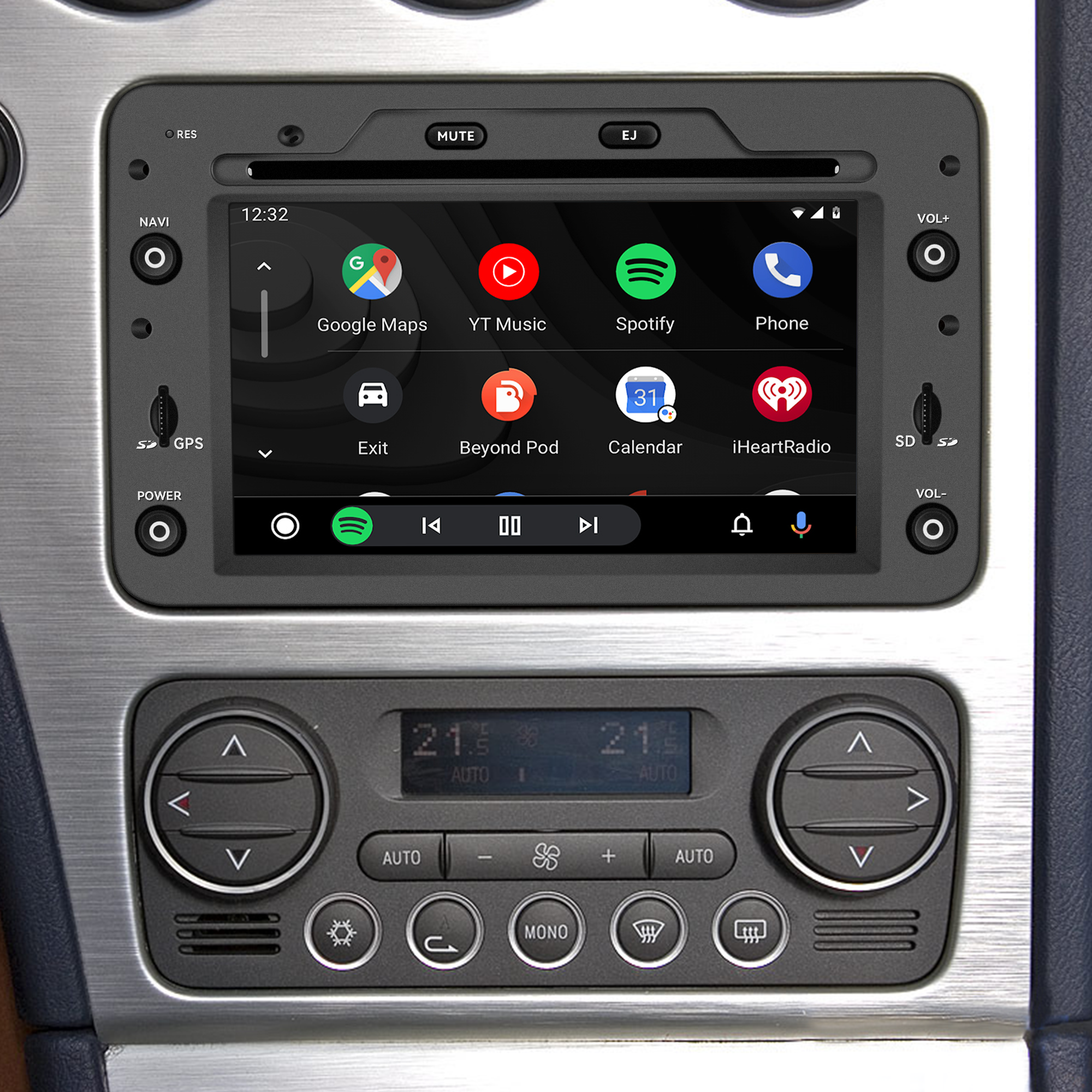 Apple CarPlay Retrofit Alfa Romeo 159 Brera Spider Autoradio 6.2 Touch Screen Android Auto Netflix Spotify Android 13 DVD Navigation WiFi Backup Cameras WhatsApp TikTok Pluto TV