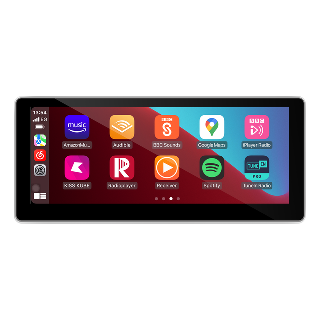 Audi MIB2 A5 S5 RS5 F5 Android Auto Apple CarPlay 10.25 Touch Screen Upgrade Android 13 Apps Netflix Spotify Games TikTok Pluto TV Disney+ Paramotunt+ Navigation WiFi 
