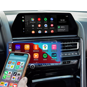 Hualingan CarPlay Refit for BMW iDrive 7 G14 G15 G16 8 Series Upgrade 3 in 1 Wireless CarPlay&Android Auto&Android 13 Access Netflix Spotify Telegram Navigation Mirroring to 10.25/12.3 Full Screen