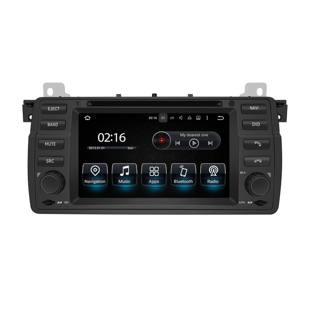 Hualingan For BMW 3 Serie M3 E46 325i 328i 330i Auto Radio Stereo Head Unit Upgrade 7"Touch DVD Apple CarPlay Android Auto Full Screen Replacement Aftermarket Navigation 2001 2002 2003 2004 2005 2006