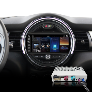 Mini Cooper CarPlay Adapter for Mini NBT EVO F55 8.8-inch Screen Wireless Apple CarPlay and Android Auto Full Screen Mirroring Phone Apps Netflix YouTube Google Maps Calls Via Bluetooth 