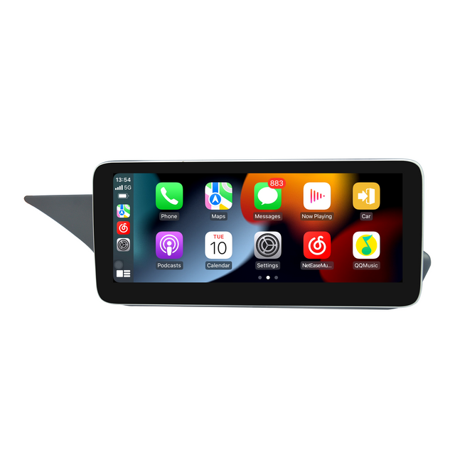 Hualingan 10.25 Mercedes E Class Android Auto for NTG 4.5/4.7 C207 A207 W207 Apple CarPlay Wireless Full (Split) Screen Mirroring App Netflix YouTube Spotify Wi-Fi Navigation Waze Vehicle Cameras 